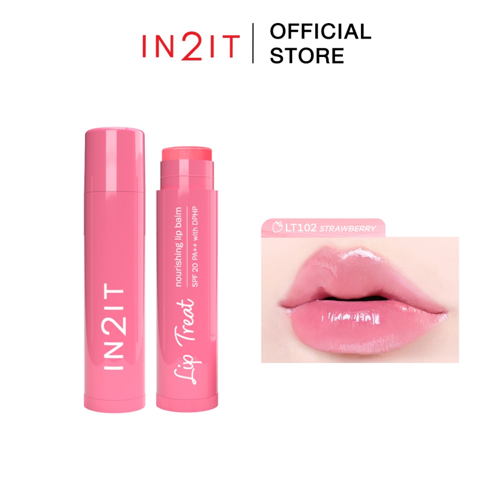 ภาพเพิ่มเติมของ (ส่งด่วน) IN2IT LIP TREAT NOURISHING LIP BALM SPF20 PA++ ลิปบาล์ม (LT)