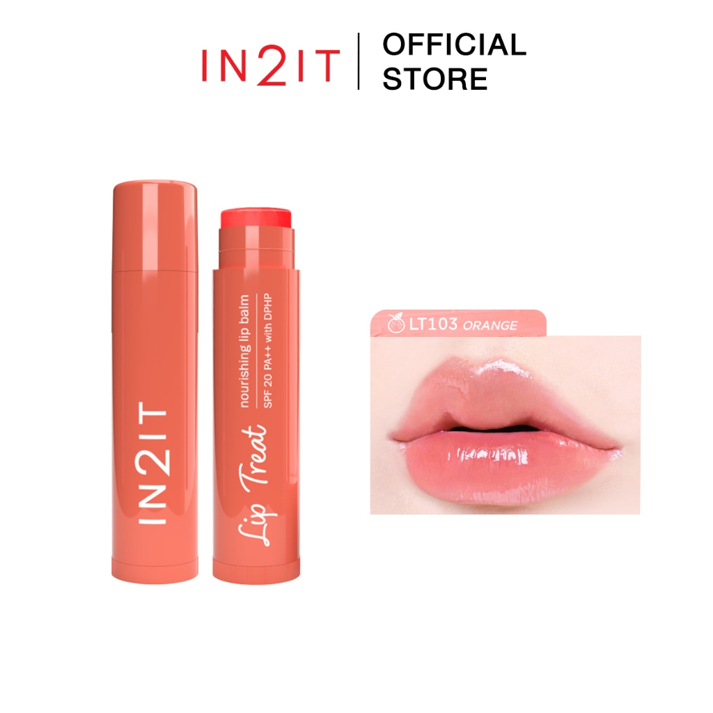 ภาพเพิ่มเติมของ (ส่งด่วน) IN2IT LIP TREAT NOURISHING LIP BALM SPF20 PA++ ลิปบาล์ม (LT)