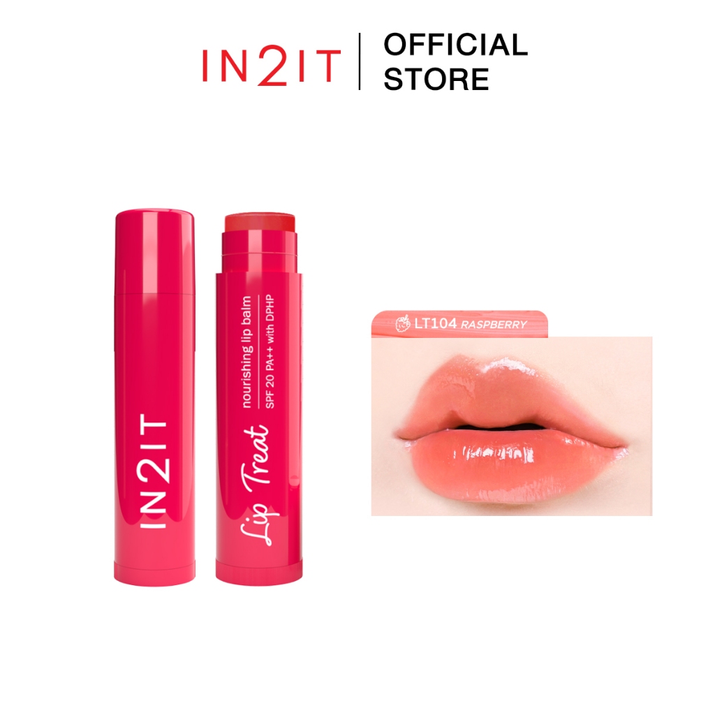 ภาพเพิ่มเติมของ (ส่งด่วน) IN2IT LIP TREAT NOURISHING LIP BALM SPF20 PA++ ลิปบาล์ม (LT)