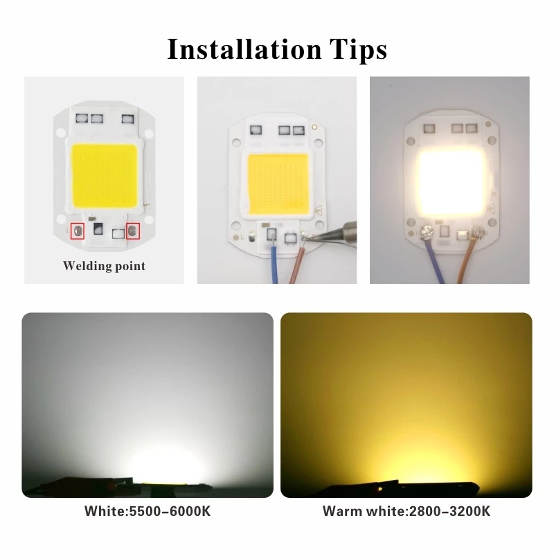 ภาพเพิ่มเติมของ [110V 220V ในครัวเรือน 20W 30W 50W ซัง ลูกปัด ชิป ไม่ต้องใช้ไดรเวอร์] - โคม [ หลอดไฟ Led ประหยัดพลังงาน สว่างมาก] [หลอดไฟ Led สําหรับไฟสปอตไลท์ น้ําท่วม]