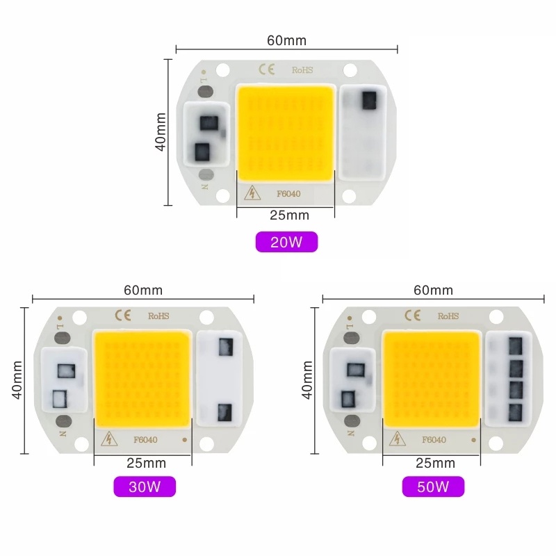 ภาพเพิ่มเติมของ [110V 220V ในครัวเรือน 20W 30W 50W ซัง ลูกปัด ชิป ไม่ต้องใช้ไดรเวอร์] - โคม [ หลอดไฟ Led ประหยัดพลังงาน สว่างมาก] [หลอดไฟ Led สําหรับไฟสปอตไลท์ น้ําท่วม]