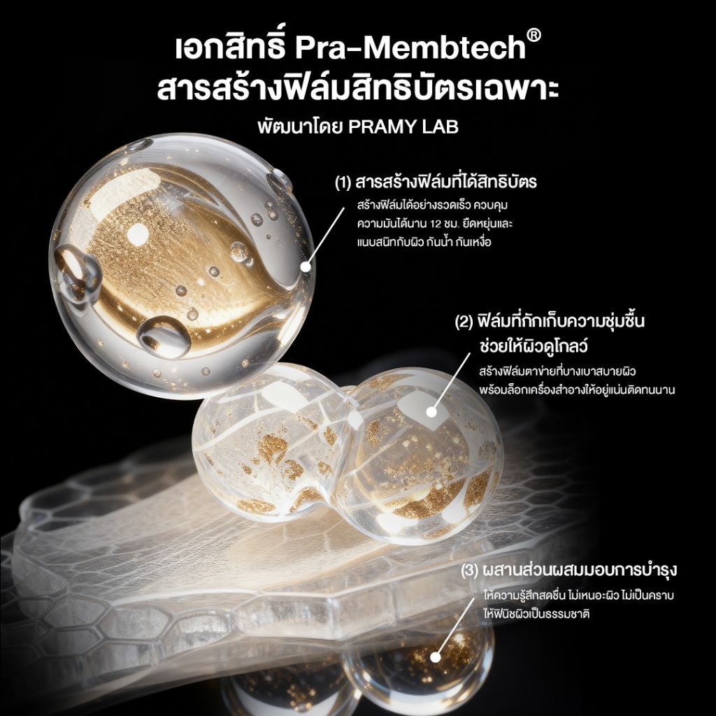 ภาพเพิ่มเติมของ Pramy Moisturizing Makeup Setting Spray Matte เซ็ตติ้งสเปรย์ สเปรย์ล็อคเมคอัพ ควบคุมมัน ติดทนยาวนาน 24 ชั่วโมง พรามี่