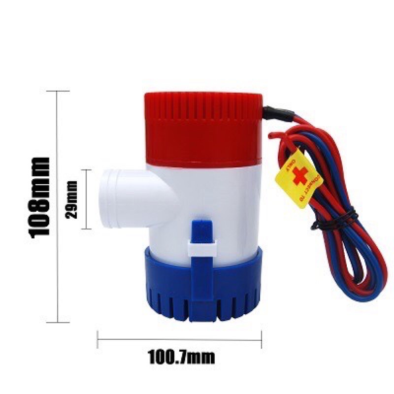 ภาพเพิ่มเติมของ ปั๊มจุ่ม น้ำท้องเรือ DC 1100GPH 12V 24V ไดโว่อลูมิเนียม ปั๊มน้ำ โซล่าเซลล์/พร้อมสวิตช์ ปั๊มจุ่มใต้น้ำ