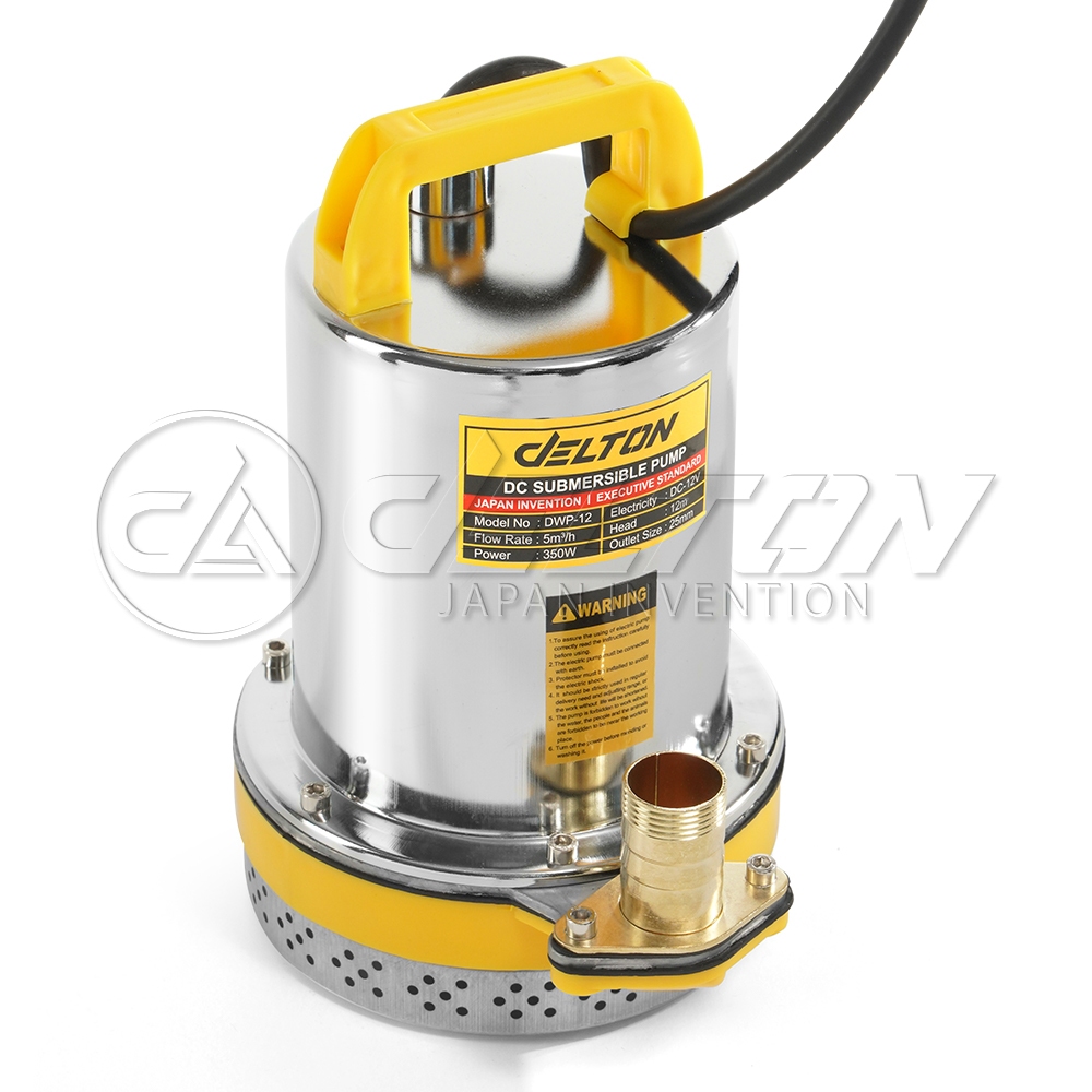 ภาพเพิ่มเติมของ Delton ปั๊มน้ำไดโว่ DC ปั๊มแช่ 1 นิ้ว รุ่นใหม่! 12V สามารถต่อใช้งานกับแบตเตอรี่และแผงโซล่าได้ ปั๊มจุ่ม ไดโว่ รุ่น DWP-12