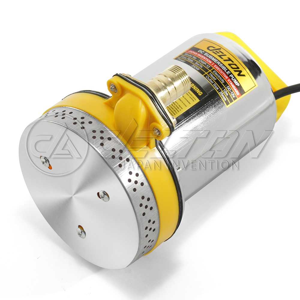 ภาพเพิ่มเติมของ Delton ปั๊มน้ำไดโว่ DC ปั๊มแช่ 1 นิ้ว รุ่นใหม่! 12V สามารถต่อใช้งานกับแบตเตอรี่และแผงโซล่าได้ ปั๊มจุ่ม ไดโว่ รุ่น DWP-12