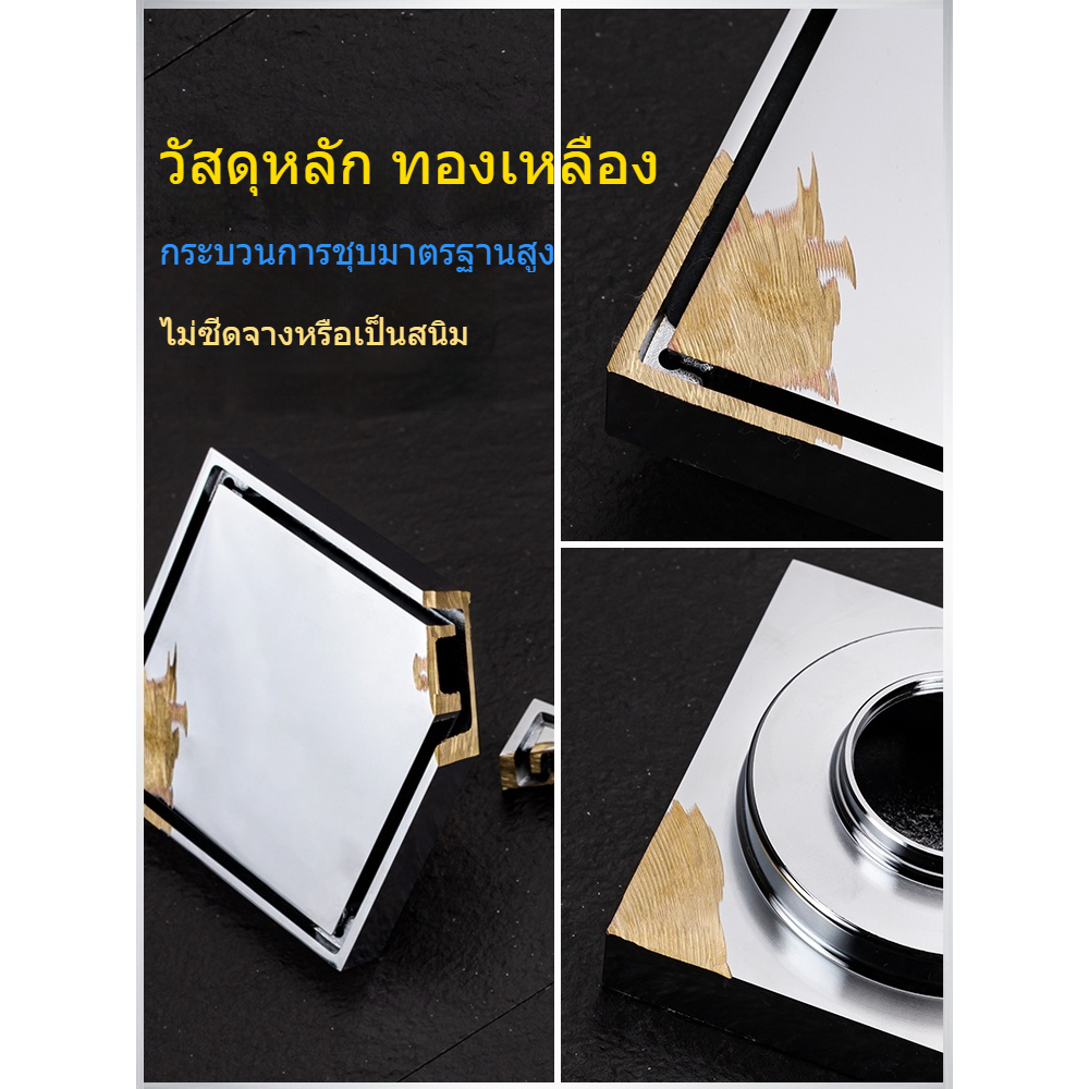 ภาพเพิ่มเติมของ ท่อระบายน้ําทองเหลือง โลหะ สีเทา มองไม่เห็น สําหรับเครื่องซักผ้า ห้องน้ํา ห้องอาบน้ํา
