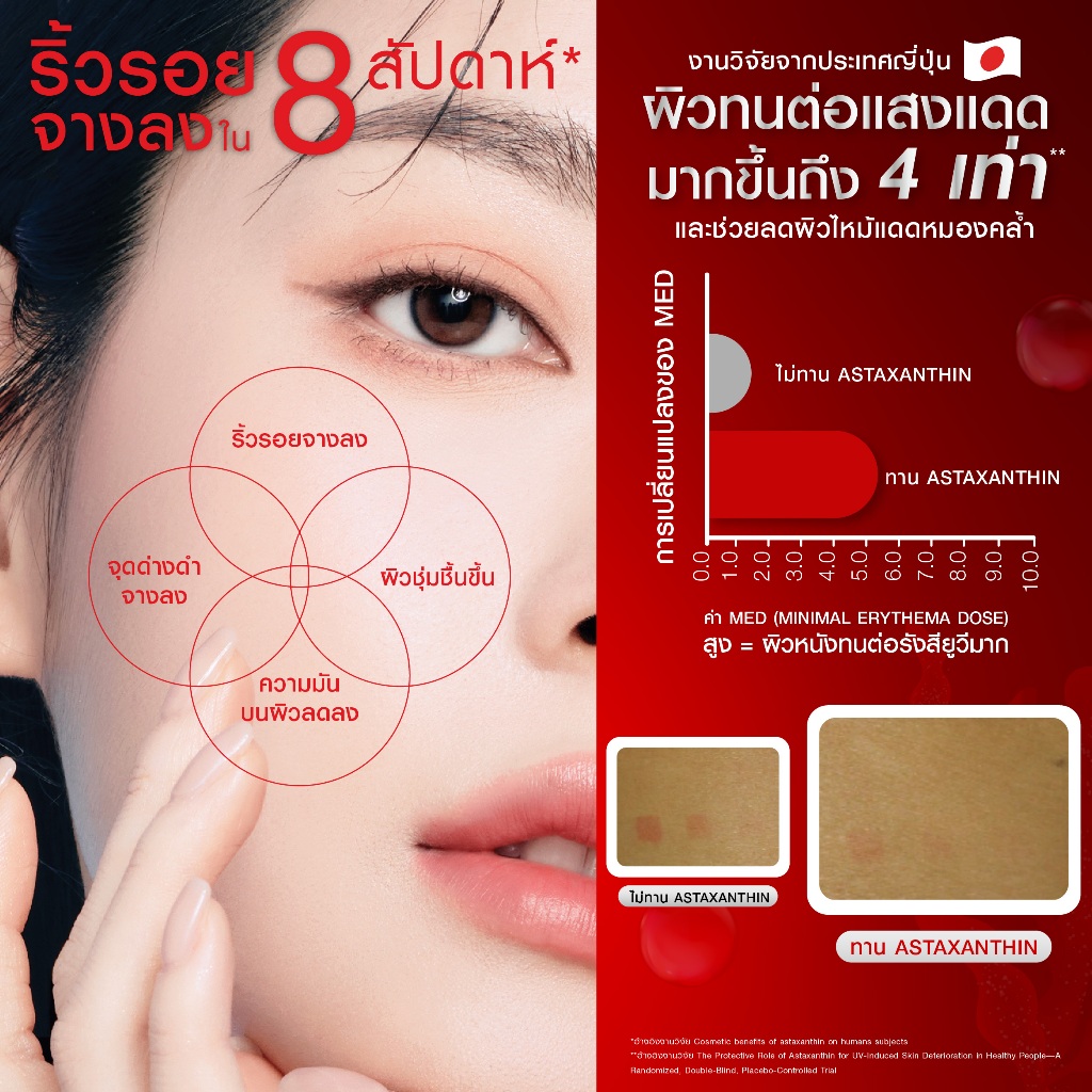 ภาพเพิ่มเติมของ [แพ็ค 5] Bomi AstaReal Asta Concentrate 6 (30 Capsules)แอสตาแซนธิน ผิวกระชับ เนียนนุ่ม