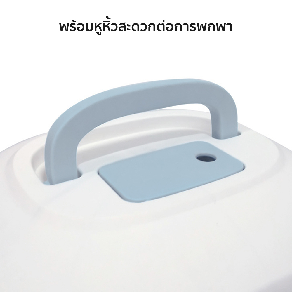 ภาพเพิ่มเติมของ Petcho ห้องน้ำแมว พร้อมที่ตักทราย ห้องน้ำแมวทรงโดม มีฝา ทราย กระบะทรายแมว 2 ชั้น Cat littler box  รุ่น ฝาเปิดเต็มใบ