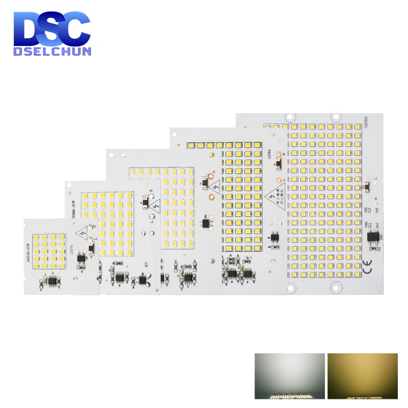ภาพเพิ่มเติมของ Dselchun 10W 20W 30W 50W 100W ชิป Led SMD 2835 น้ําท่วมลูกปัด AC 220V-240V Led Floodlight โคมไฟ DIY สําหรับสปอตไลท์แสงกลางแจ้ง