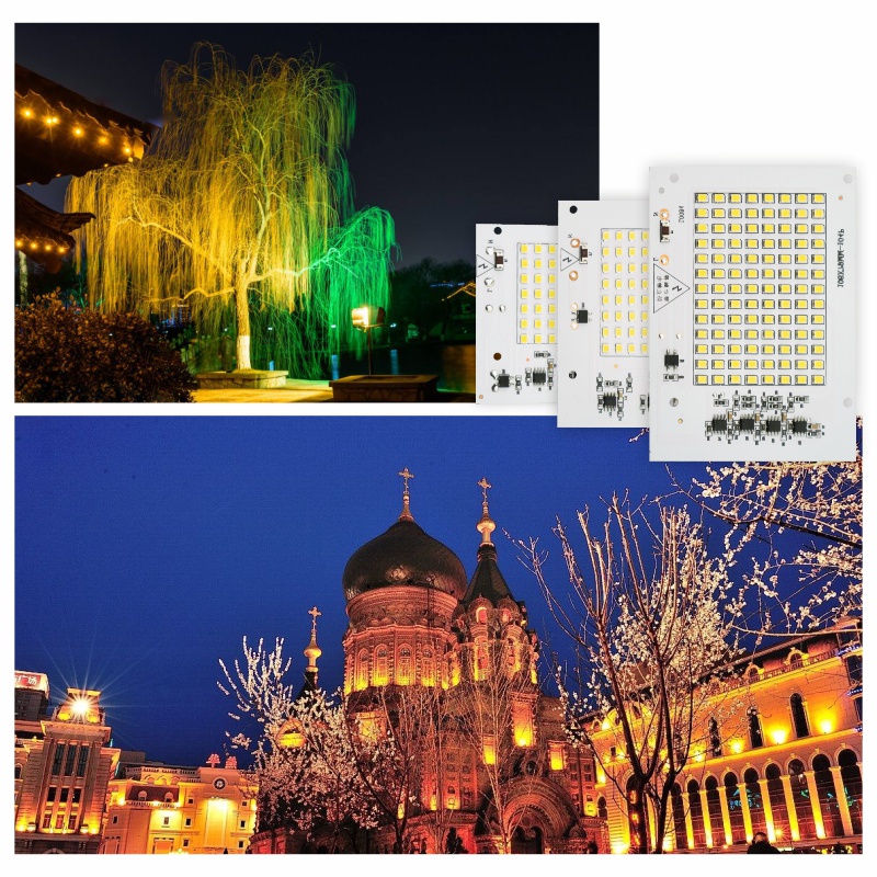 ภาพเพิ่มเติมของ Dselchun 10W 20W 30W 50W 100W ชิป Led SMD 2835 น้ําท่วมลูกปัด AC 220V-240V Led Floodlight โคมไฟ DIY สําหรับสปอตไลท์แสงกลางแจ้ง