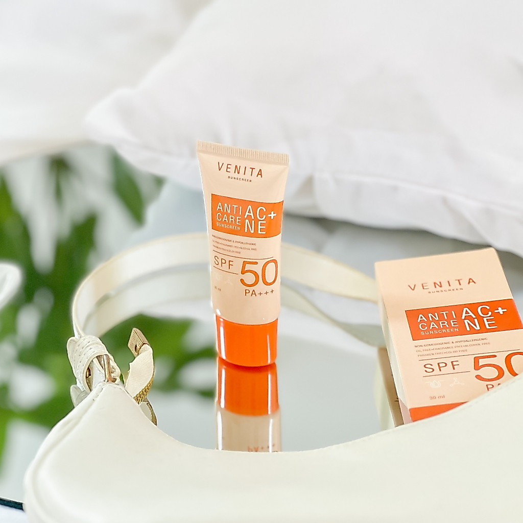 ภาพเพิ่มเติมของ VENITA ครีมกันแดดเวนิต้า Venita Anti-Acne Care Sunscreen SPF50/PA+++ plus 30gเนื้อครีมเจลซึมเร็ว