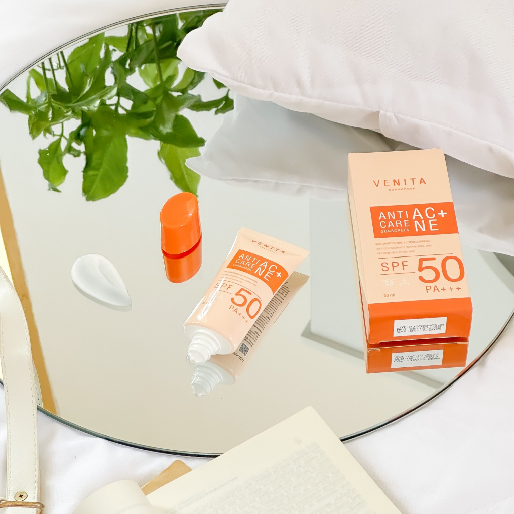 ภาพเพิ่มเติมของ VENITA ครีมกันแดดเวนิต้า Venita Anti-Acne Care Sunscreen SPF50/PA+++ plus 30gเนื้อครีมเจลซึมเร็ว