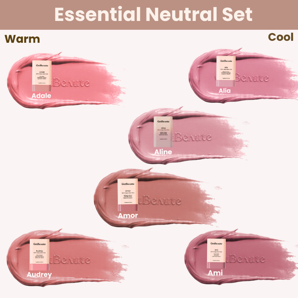 ภาพเพิ่มเติมของ [สีใหม่เข้าแล้ว] GetBeaute | บลัชสติ๊ก Skin's Happy Blush Stick; 16g บลัชออน เกลี่ยง่าย เบาบาง
