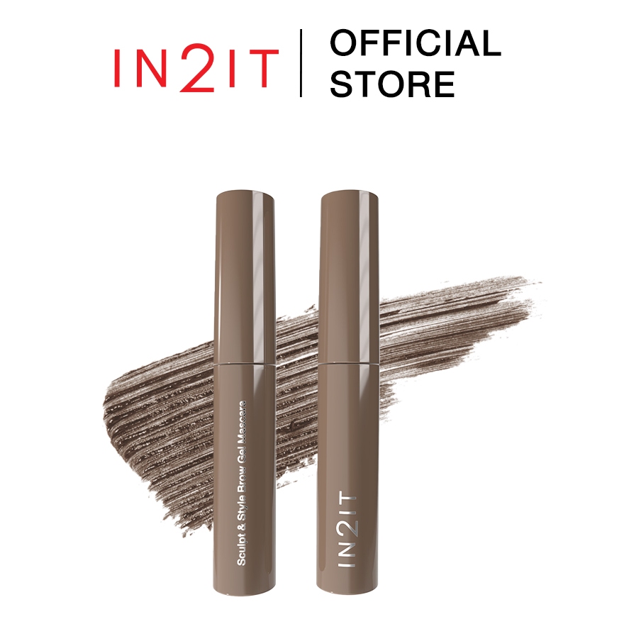 ภาพเพิ่มเติมของ (ส่งด่วน) IN2IT Sculpt & Style Brow Gel Mascara - มาสคาร่าคิ้ว (ขนาด 2.5 กรัม) [SBG]