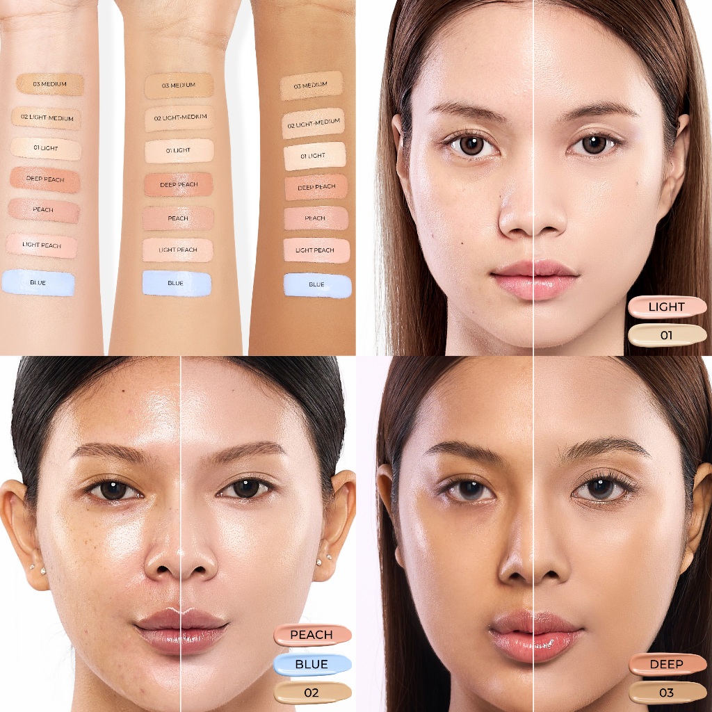 ภาพเพิ่มเติมของ 3 ฟรี แปรง [ขายดี!] BEAUTILAB A2P Concealer&Peach Corrector&Blue Corrector คอนซีลเลอร์ คอเรคเตอร์พีช และบลูคอเรคเตอร์