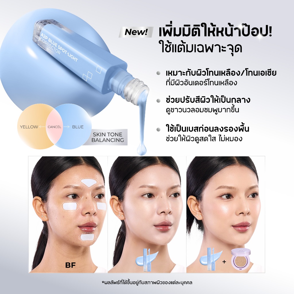 ภาพเพิ่มเติมของ 3 ฟรี แปรง [ขายดี!] BEAUTILAB A2P Concealer&Peach Corrector&Blue Corrector คอนซีลเลอร์ คอเรคเตอร์พีช และบลูคอเรคเตอร์