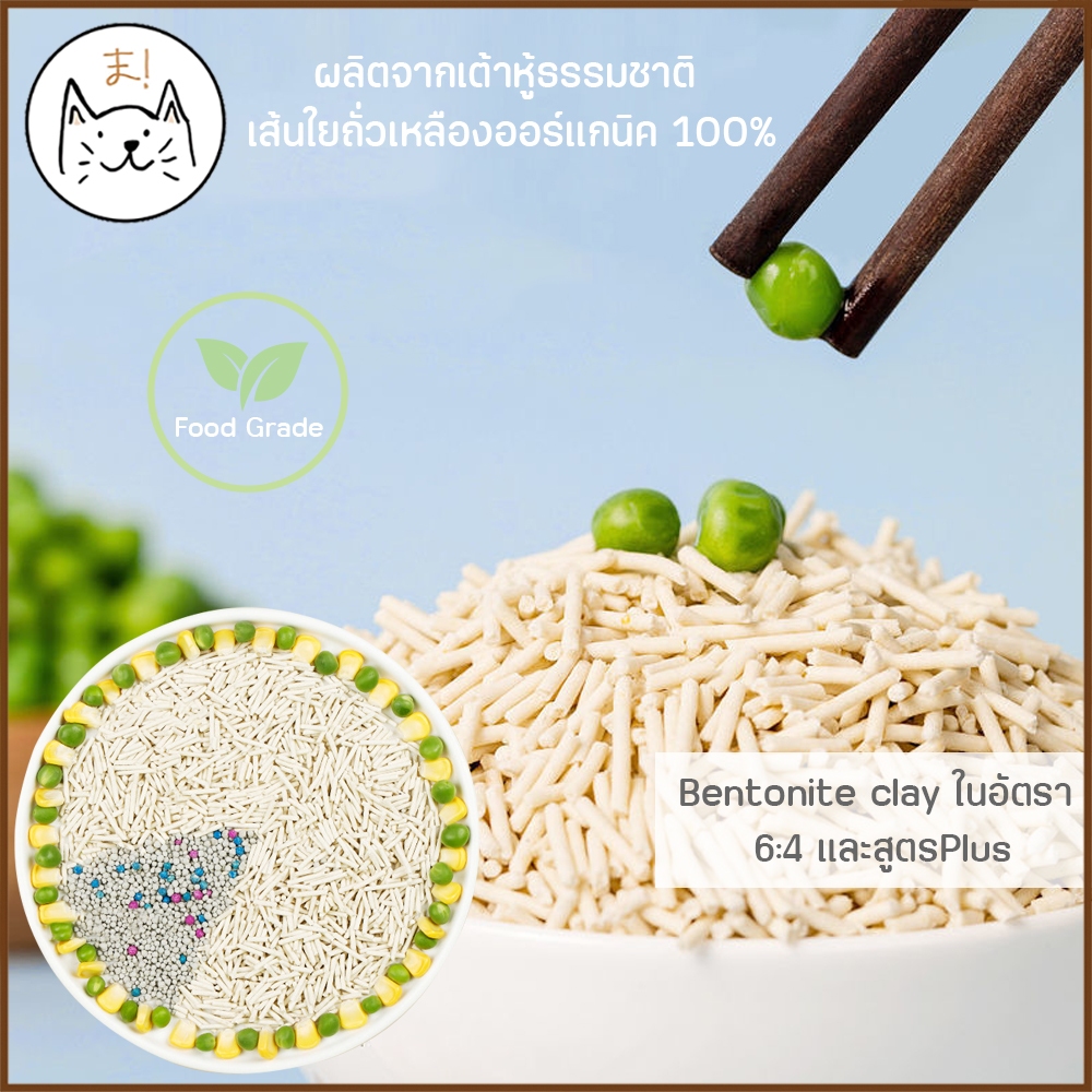 ภาพเพิ่มเติมของ KUMAま ทรายแมว Molly More ทรายแมวเต้าหู้ ผลิตจากธรรมชาติ คุมกลิ่น จับตัวเป็นก้อนไว ไร้ฝุ่น ทรายแมว เบนโทไนท์