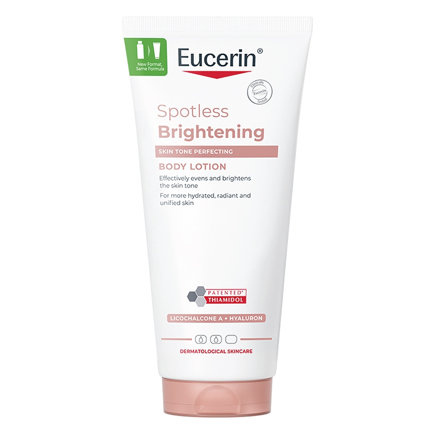 ภาพเพิ่มเติมของ Eucerin SPOTLESS BRIGHTENING THIAMIDOL SKIN TONE PERFECTING BODY LOTION 200ML บอดี้โลชั่นบำรุงผิวกระจ่างใส