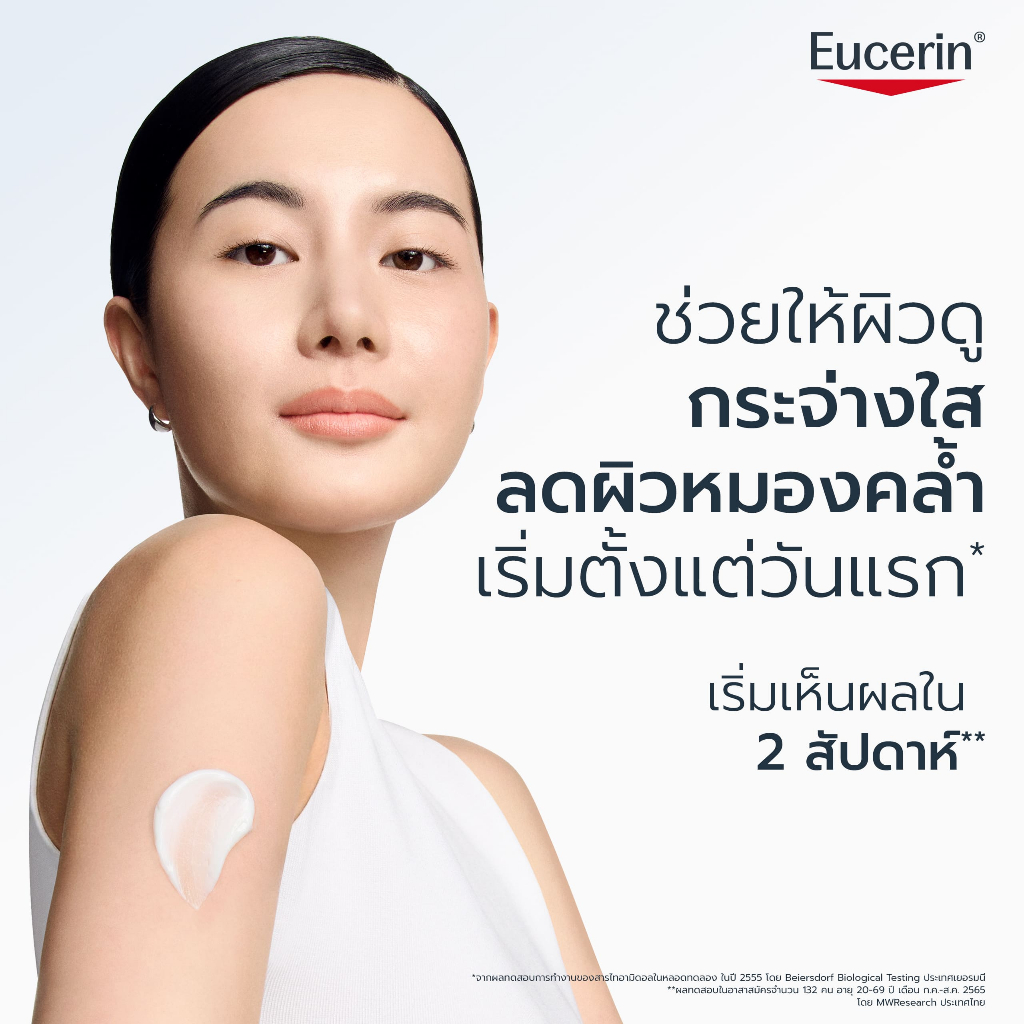 ภาพเพิ่มเติมของ Eucerin SPOTLESS BRIGHTENING THIAMIDOL SKIN TONE PERFECTING BODY LOTION 200ML บอดี้โลชั่นบำรุงผิวกระจ่างใส
