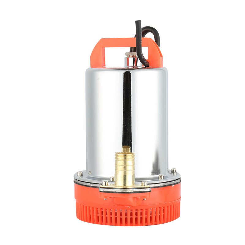 ภาพเพิ่มเติมของ สแตนเลส ปั๊มจุ่ม 1นิ้ว12V/24V 300W ปั๊มน้ำไดโว่ฐานเหล็ก แรงดันสู แบตเตอรี่ มอเตอร์ทองแดงแท้ 100% 12v ปั๊มน้ำ ปั๊มจุ่ม