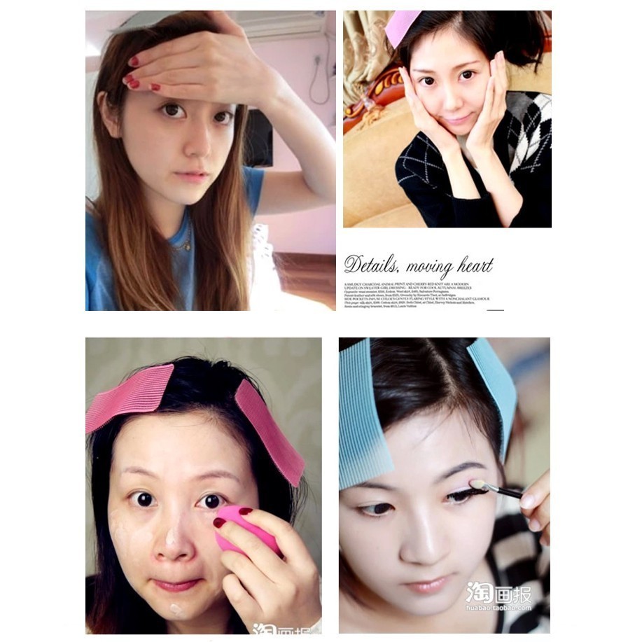 ภาพเพิ่มเติมของ คลิปผมแต่งหน้า ใช้เก็บเส้นผม เครื่องมือแต่งหน้าทำผม กิ๊บ