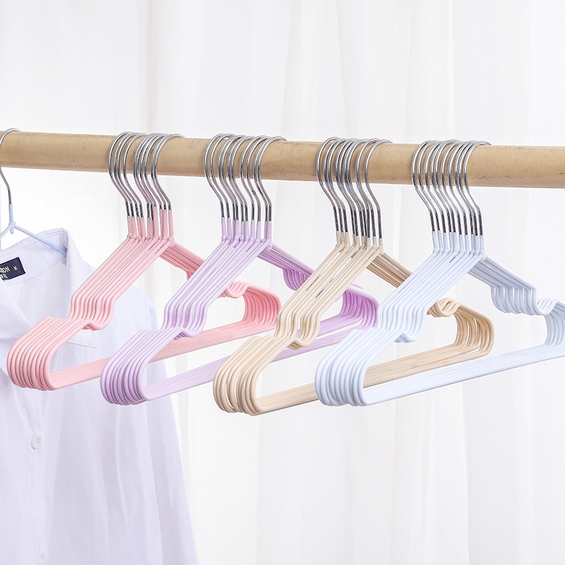 ภาพเพิ่มเติมของ Eden จัดส่งรวดเร็ว ไม้แขวนเสื้อ(1 เเพ็ค10 ชิ้นและ 2 เเพ็ค20 ชิ้น)ไม้แขวนเสื้อ กันลื่น เคลือบซิลิโคน