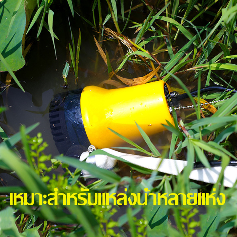 ภาพเพิ่มเติมของ ปั๊มน้ำ dc 12v ปั๊มแช่ DC 12V 24V ขนาด1 นิ้ว ปั๊มจุ่มไดโว่ สายไฟ 1.5 เมตร 65W