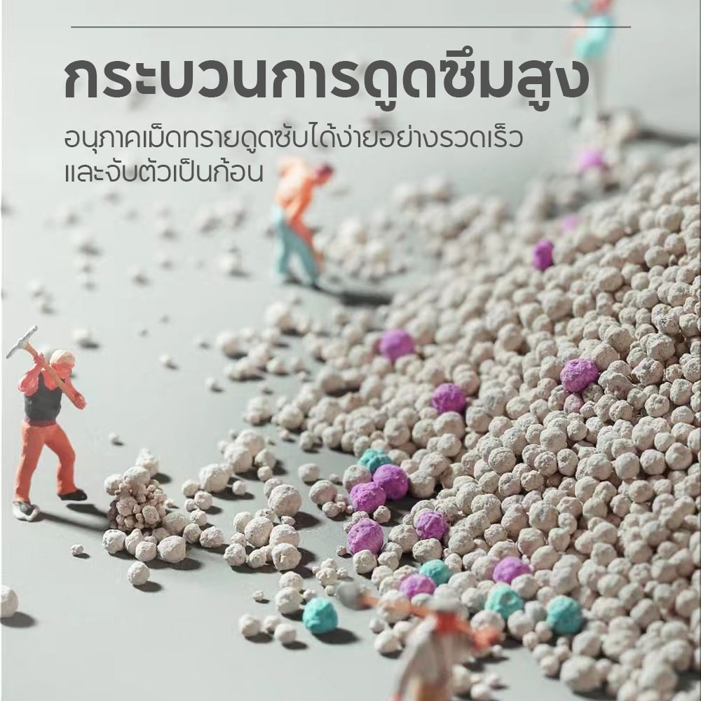 ภาพเพิ่มเติมของ FOLOPETS ทรายแมว 14ลิตร 10 ลิตร 5 ลิตร กลิ่นเบนโทไนท์ 100% ป้องกันการเจริญเติบโตของแบคทีเรีย