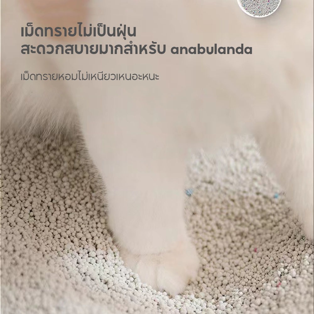 ภาพเพิ่มเติมของ FOLOPETS ทรายแมว 14ลิตร 10 ลิตร 5 ลิตร กลิ่นเบนโทไนท์ 100% ป้องกันการเจริญเติบโตของแบคทีเรีย