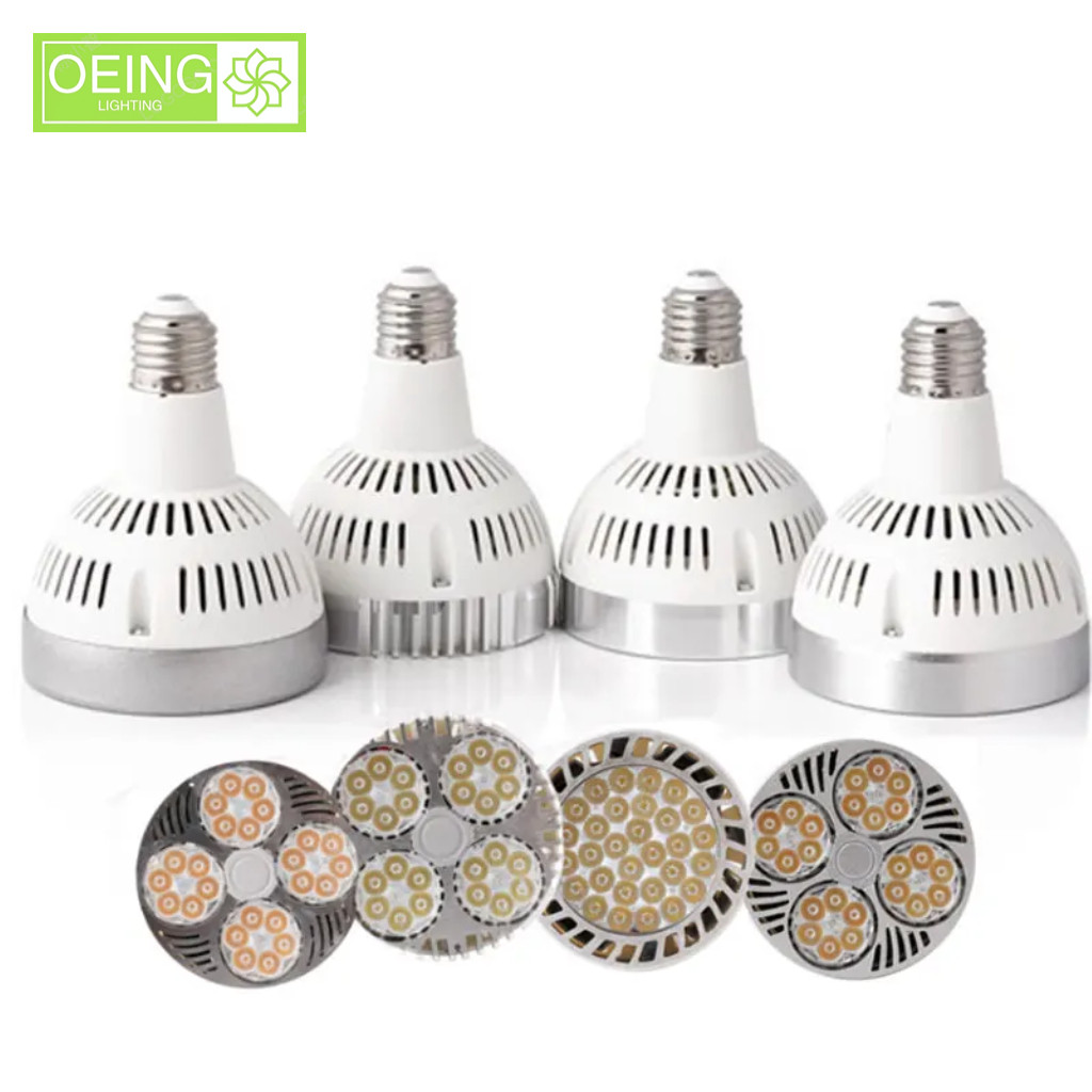 ภาพเพิ่มเติมของ Oeing LED Track Light น้ําท่วมหลอดไฟ PAR30 โคมไฟ 25W 35W 40W 45W E27 Warm Cool Neutral White Spotlight สําหรับร้านเสื้อผ้าห้องครัว 220V