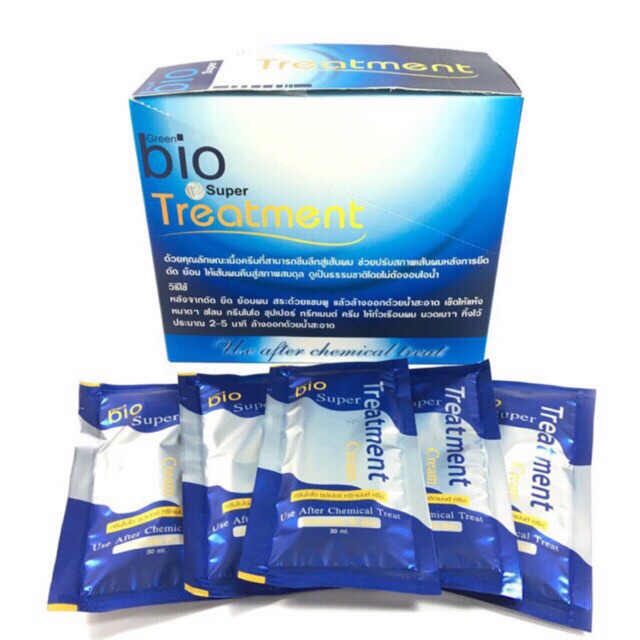 ภาพเพิ่มเติมของ Bioทรีทเม้นท์สีฟ้าเก่า 1 กล่องมี24ซอง ( สีฟ้าเก่า )