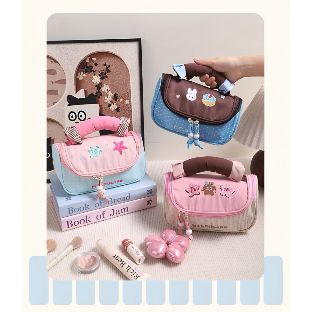 ภาพเพิ่มเติมของ FABLEME ✨ COSMETIC BAG SWEET DREAM กระเป๋าเครื่องสำอางค์