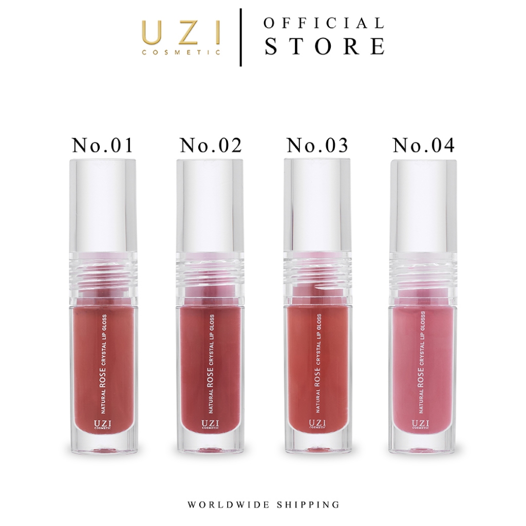 ภาพเพิ่มเติมของ ลิปกลอส ปากฉ่ำ อิ่มฟู UZI NATURAL ROSE CRYSTAL LIP GLOSS  | บำรุง เติมเต็มร่องลึก ปากอวบอิ่ม ฉ่ำวาวแบบเกาหลี