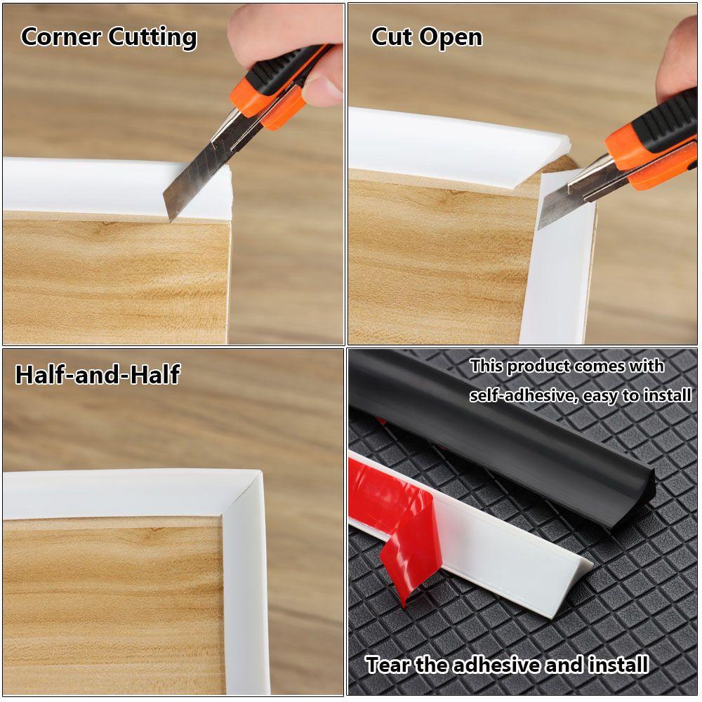 ภาพเพิ่มเติมของ CRAFT Water Stopper Shower Dam Barrier ซิลิโคนกันลื่นน้ําท่วม Barrier อุปกรณ์ห้องน้ําประตูด้านล่างแถบปิดผนึก