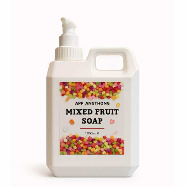 ภาพเพิ่มเติมของ สบู่ผลไม้รวมแอ๊ปอ่างทอง แกลลอน500ML