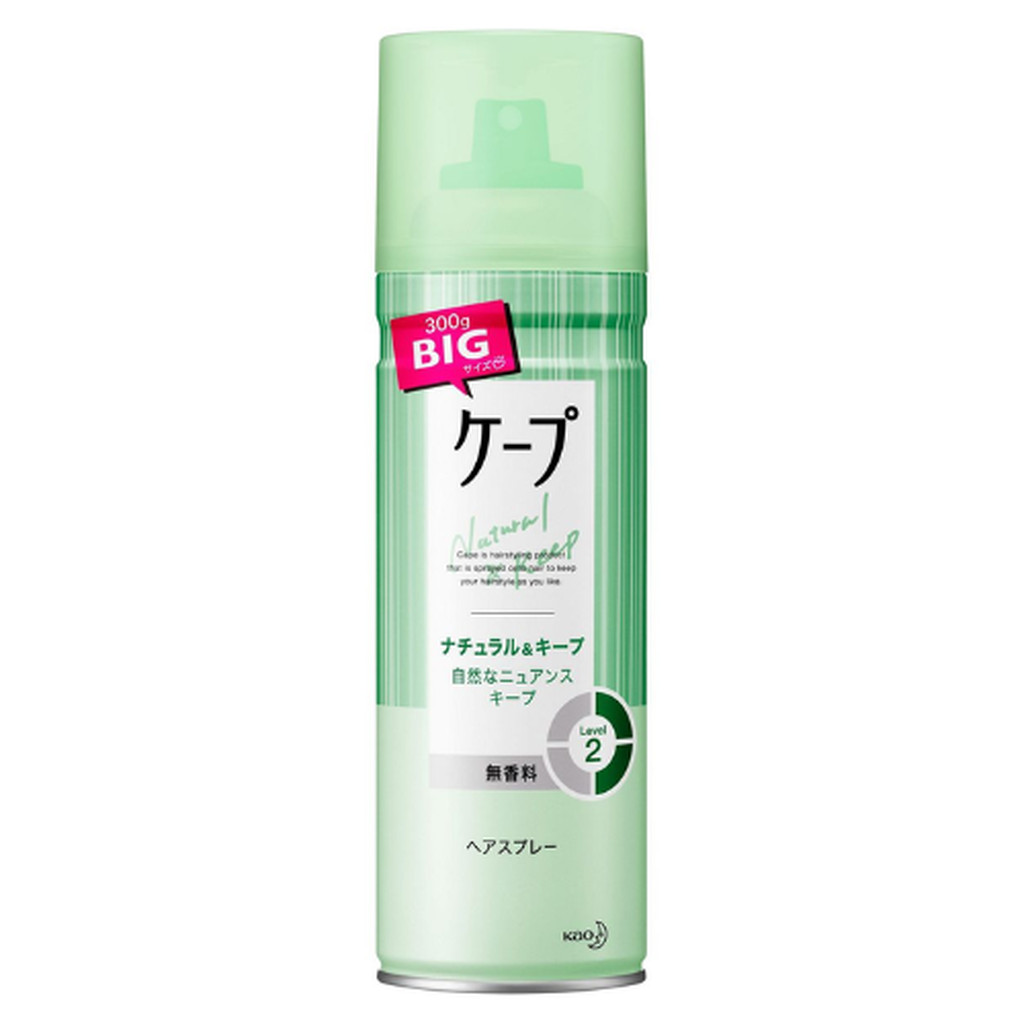 ภาพเพิ่มเติมของ KAO cape 3D สเปรย์ล็อคลอน 2 ขนาด (180/300g) 3 สูตร (เขียว Nature & Keep/ฟ้า Super Hard/ม่วง Extra Keep)