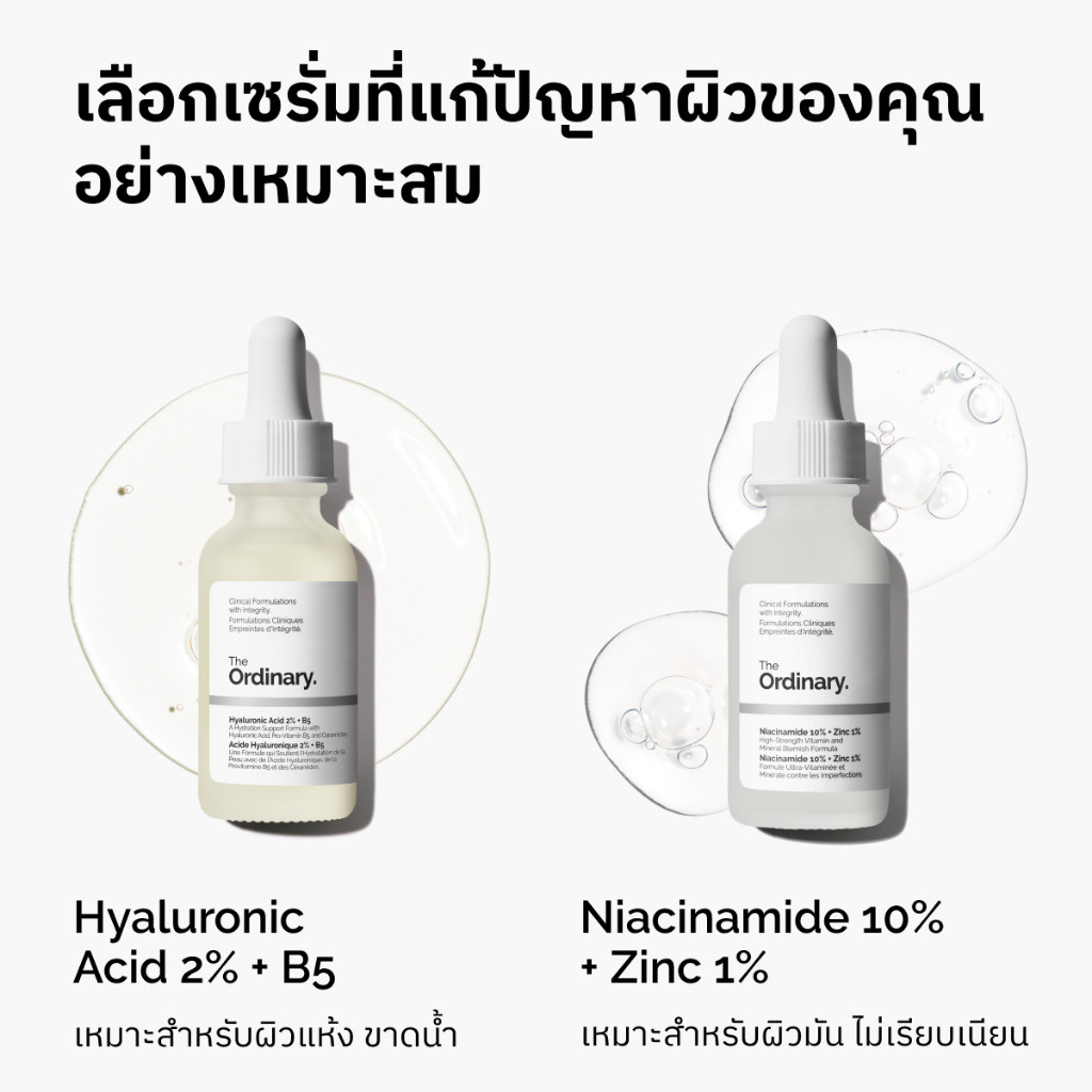 ภาพเพิ่มเติมของ The Ordinary Niacinamide 10% + Zinc 1% | เซรั่มลดการเกิดสิว กระชับรูขุมขน ลดความมัน ผิวแลดูกระจ่างใส