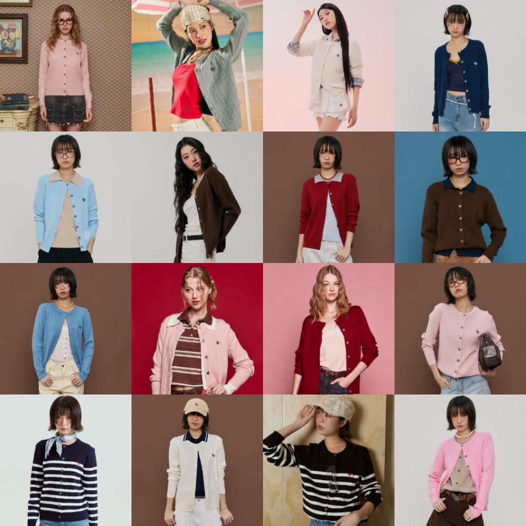 ภาพเพิ่มเติมของ Bemingtop643(S-XL) - BMG Knit Cardigan(Pre 15-20 วัน)
