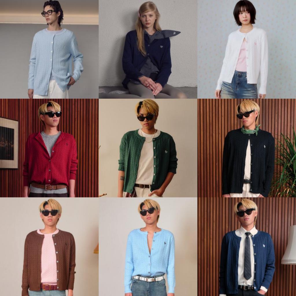 ภาพเพิ่มเติมของ Bemingtop643(S-XL) - BMG Knit Cardigan(Pre 15-20 วัน)