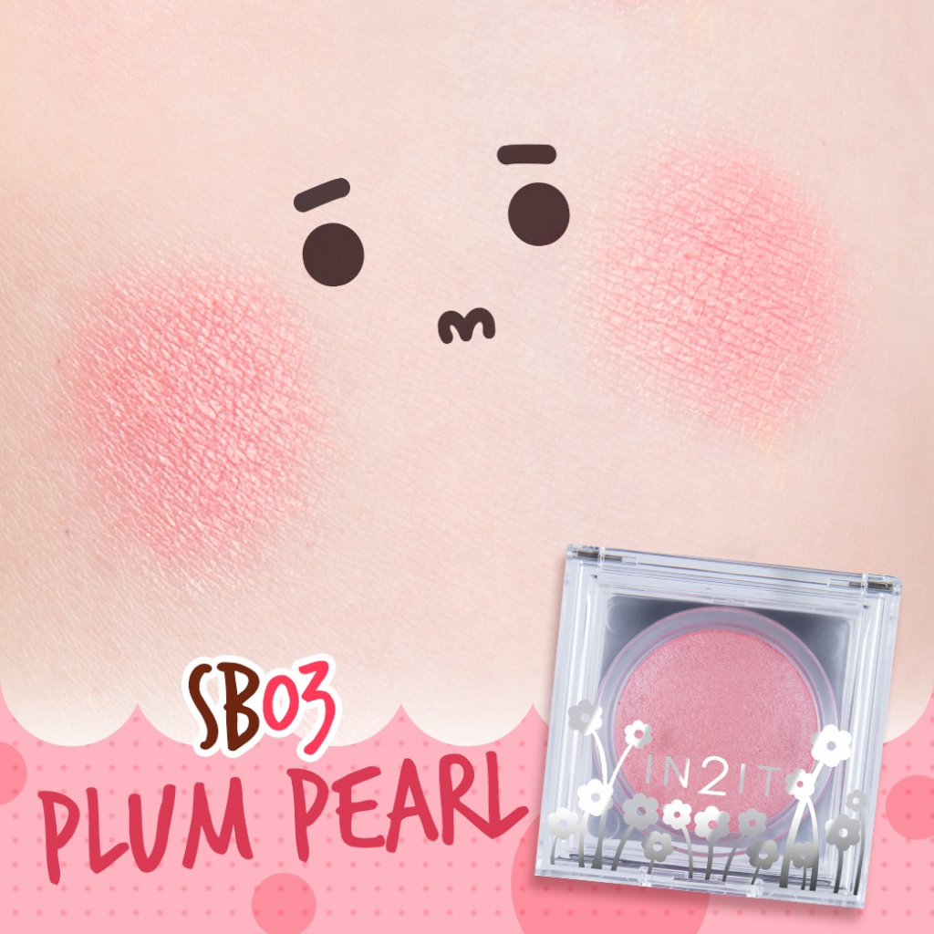 ภาพเพิ่มเติมของ IN2IT Sheer Shimmer Blush บลัชออนประกายชิมเมอร์ - SB