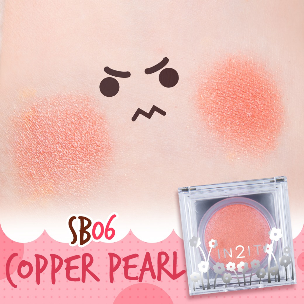 ภาพเพิ่มเติมของ IN2IT Sheer Shimmer Blush บลัชออนประกายชิมเมอร์ - SB