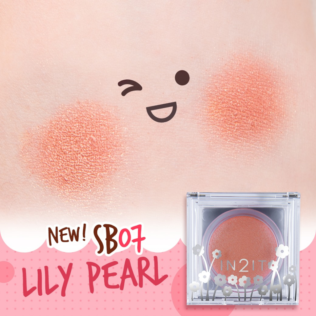 ภาพเพิ่มเติมของ IN2IT Sheer Shimmer Blush บลัชออนประกายชิมเมอร์ - SB