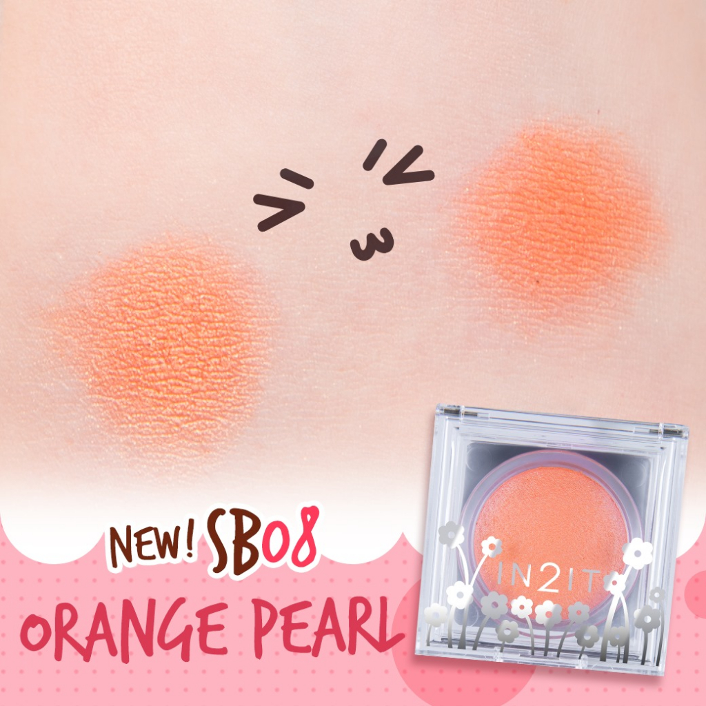 ภาพเพิ่มเติมของ IN2IT Sheer Shimmer Blush บลัชออนประกายชิมเมอร์ - SB