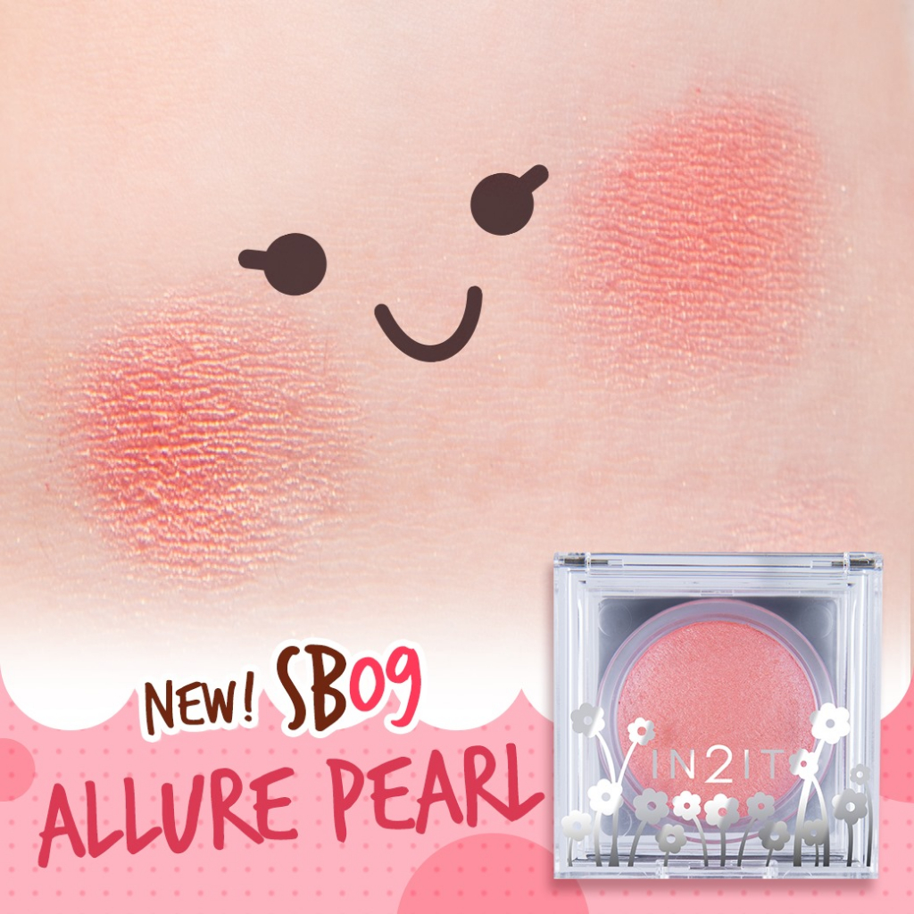 ภาพเพิ่มเติมของ IN2IT Sheer Shimmer Blush บลัชออนประกายชิมเมอร์ - SB