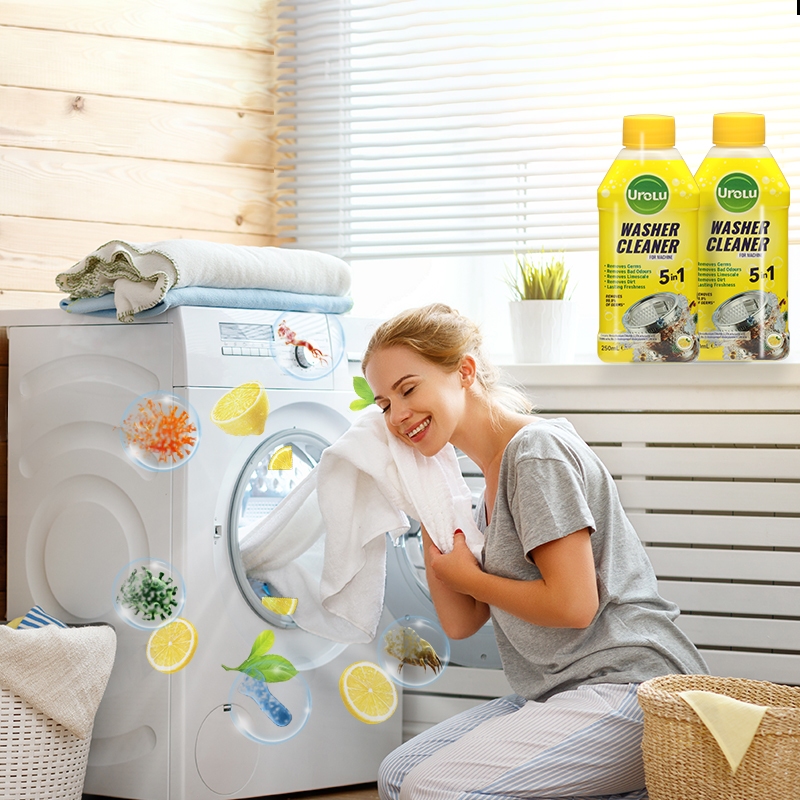 ภาพเพิ่มเติมของ Urolu 5-6in1 Washing Machine Cleaner น้ำยาล้างถังเครื่องซักผ้าแบบน้ำ ใช้ได้ทั้งฝาหน้าและฝาบน 250ml Lemon/Pine