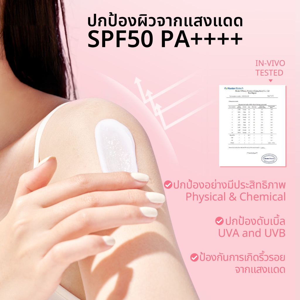 ภาพเพิ่มเติมของ lavojoy Let It Glow Daily Shine Body Serum Delicate Rose180ml. tone up โทนอัพ เนื้อเซรั่ม ปรับผิวกระจ่างใส SPF 50 PA++++