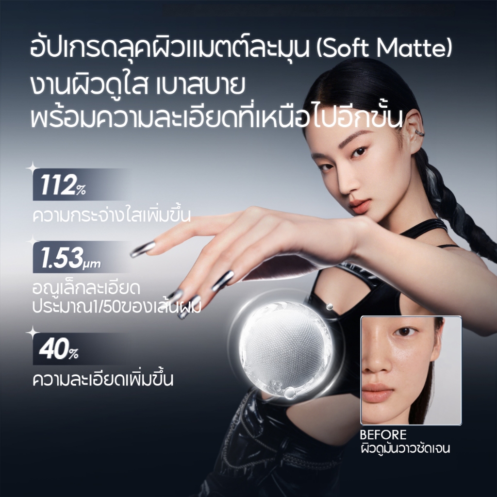ภาพเพิ่มเติมของ Carslan Black Magnet Oil Control Makeup Setting Powder 3.0 8g