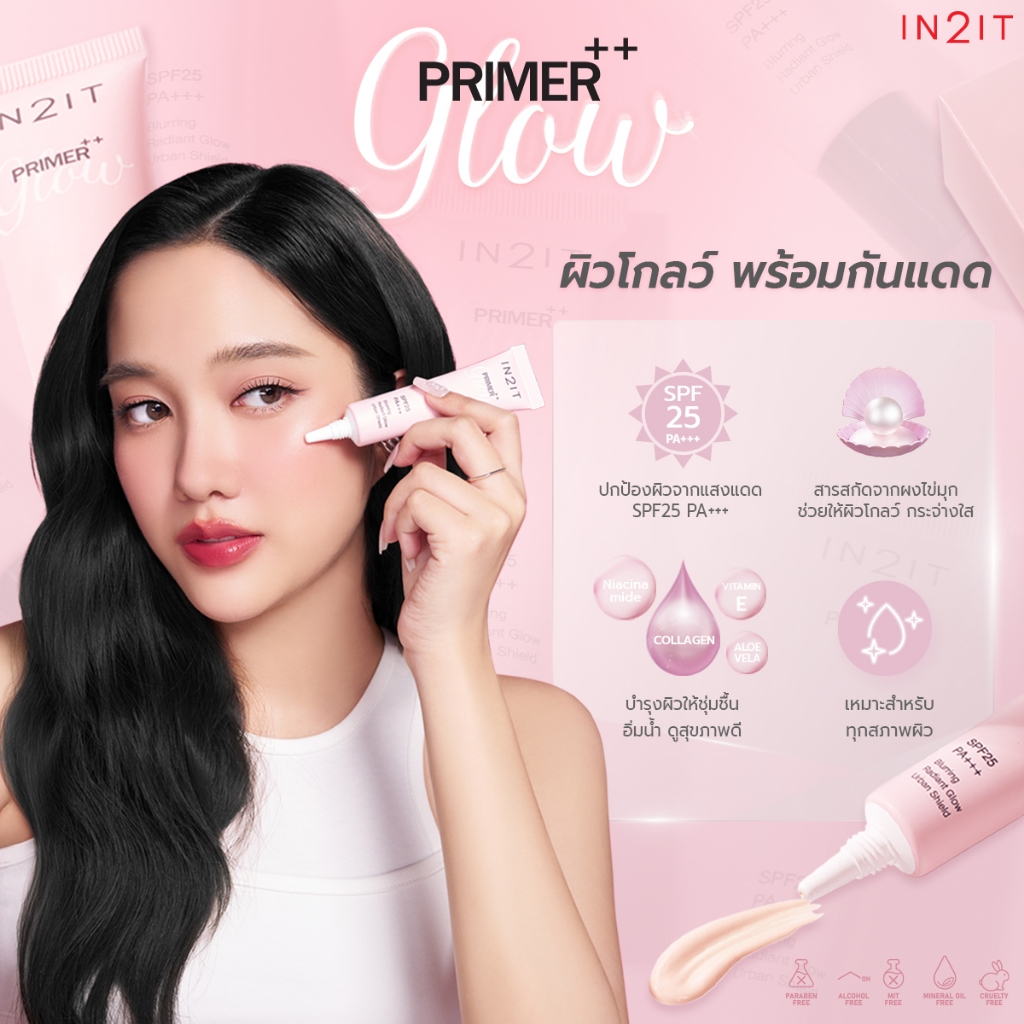 ภาพเพิ่มเติมของ ไพรเมอร์ไซส์พกพา IN2IT PRIMER++ (Travel Size)
