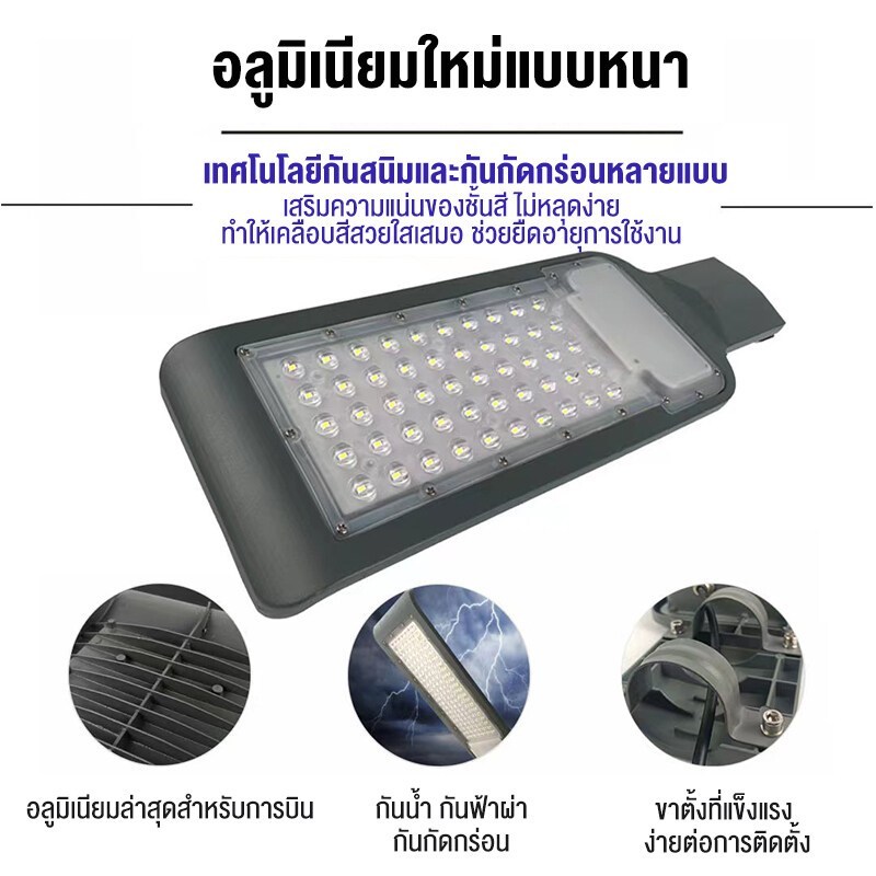 ภาพเพิ่มเติมของ สปอร์ตไลท์ ไฟLED ไฟถนน กันน้ํา โคมไฟถนน ไฟถนนวิศวกรรม 400W ทนทานต่อพายุและฟ้าผ่า สปอตไลท์ น้ำท่วม