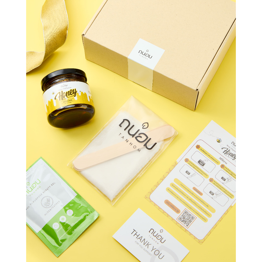ภาพเพิ่มเติมของ แว๊กซ์ขน Waxing Hair Remover เซ็ท 1 กระปุก